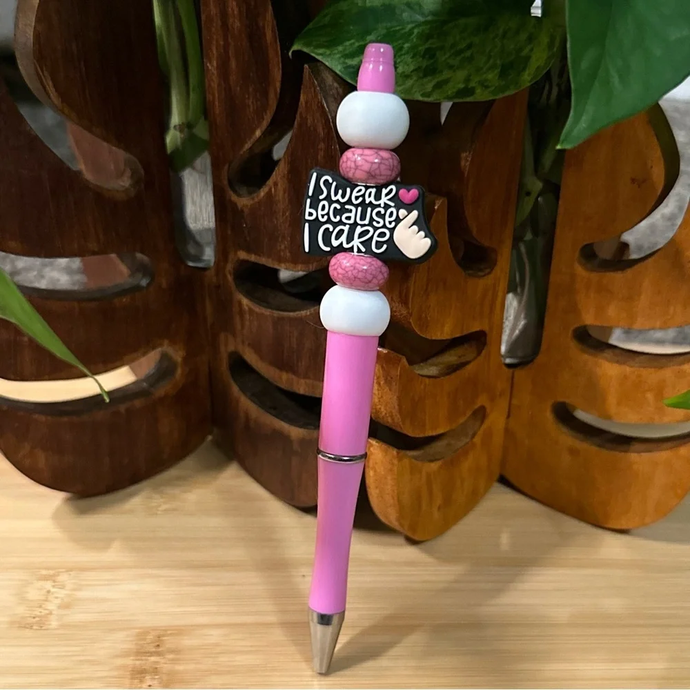 Sassy Beaded Pen 💁♀️ Handmade with Attitude + Bonus Refill